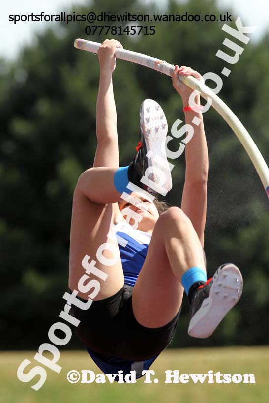 Womens pole vault, Sainsbury's British Champs, Alexander Stadium, Birmingham. Photo: David T. Hewitson/Sprts for All Pics